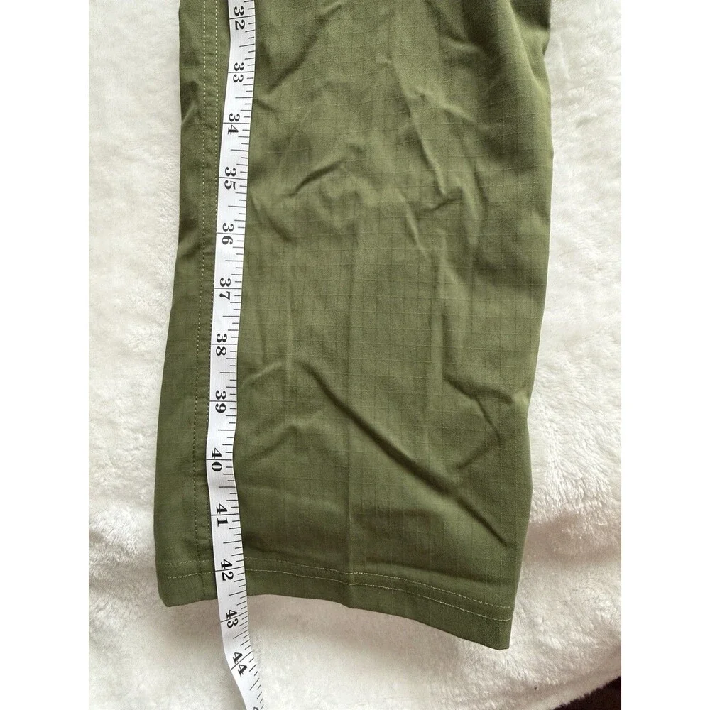All in Motion Men’s Green Jogger Pants Nylon Stretch Drawstring M 28